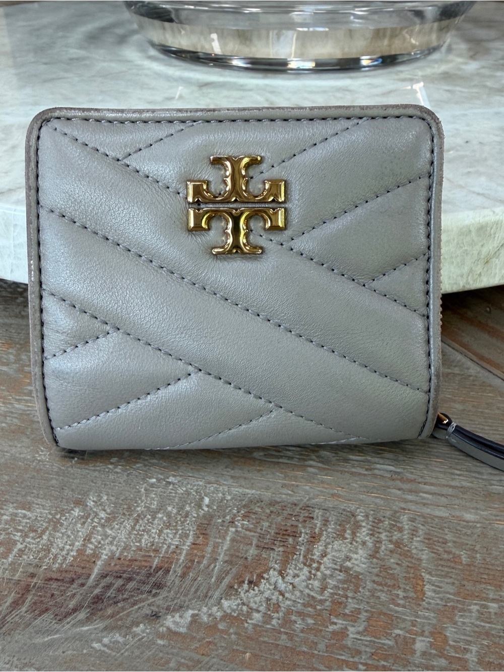Tory Burch
Tory Burch Kira Chevron Bi-Fold Wallet Tan